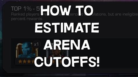 How To Estimate/ Predict Arena Cutoffs! .